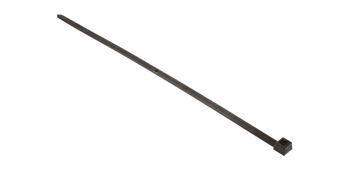 Product image for Black nylon cable tie 380x7.6mm