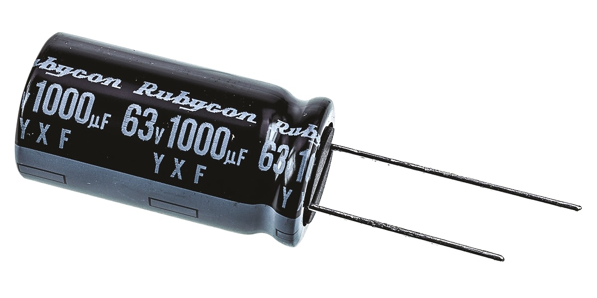 Product image for YXF AL ELECTRO CAP,1000UF 63V 105DEG C