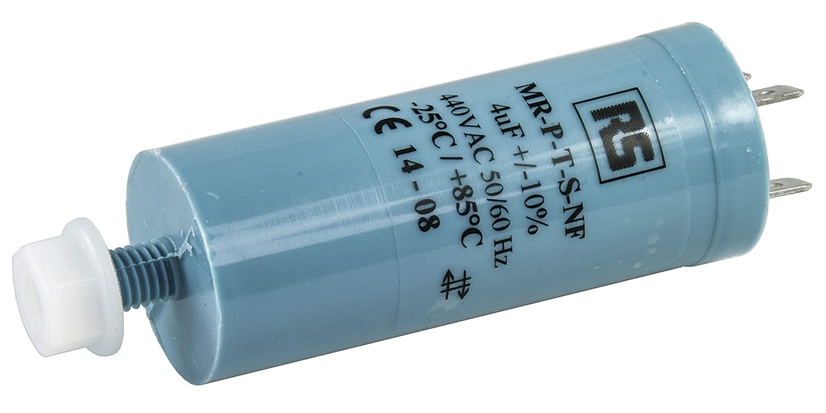 Product image for MRP440 motor run capacitor,4uF 440Vac