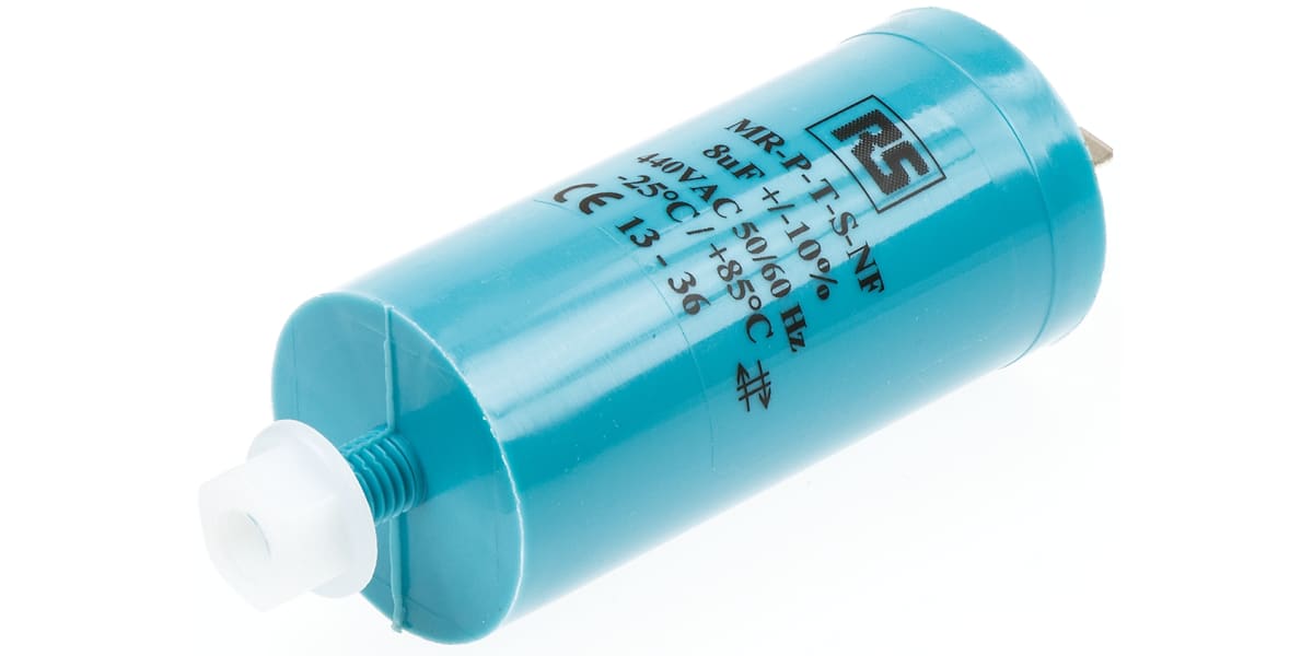 Product image for MRP440 motor run capacitor,8uF 440Vac