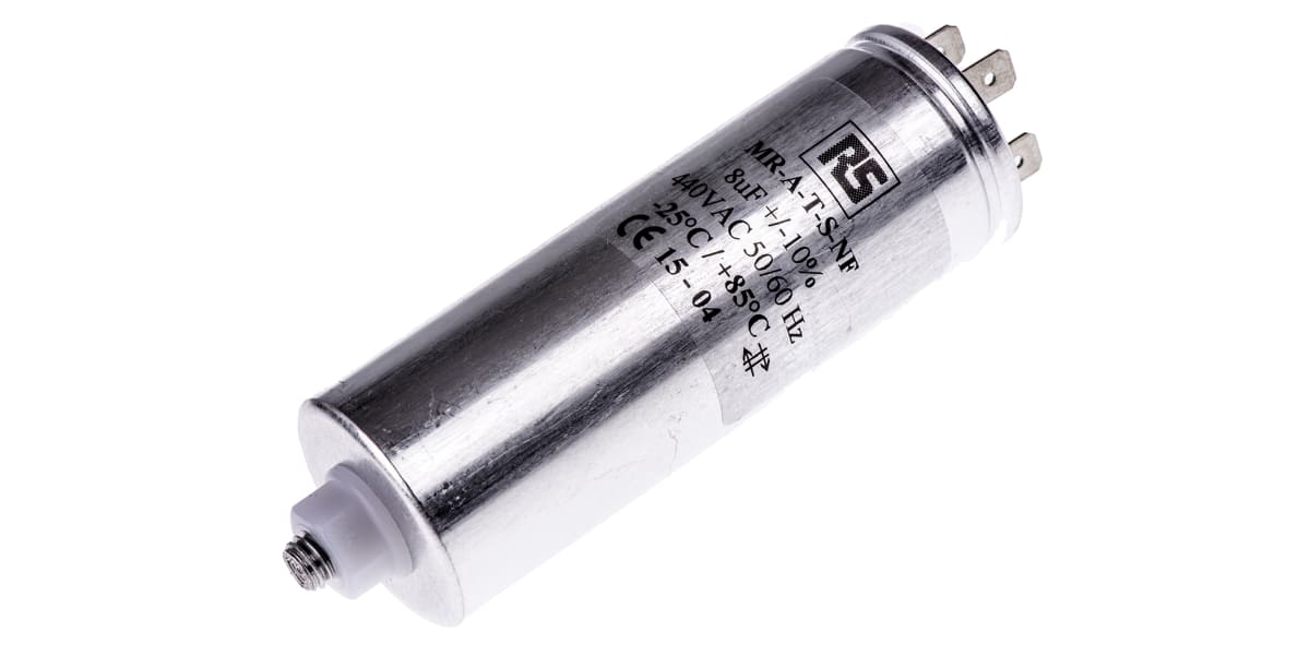 Product image for MRA440 motor run/start cap,8uF 440Vac