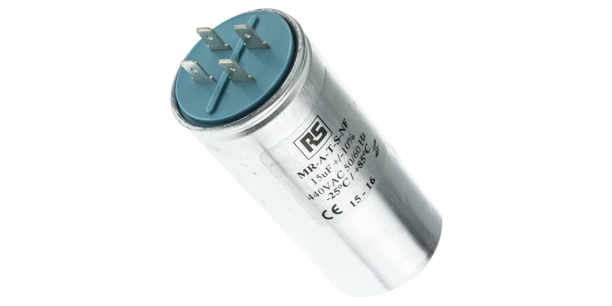 Product image for MRA440 motor run/start cap,15uF 440Vac