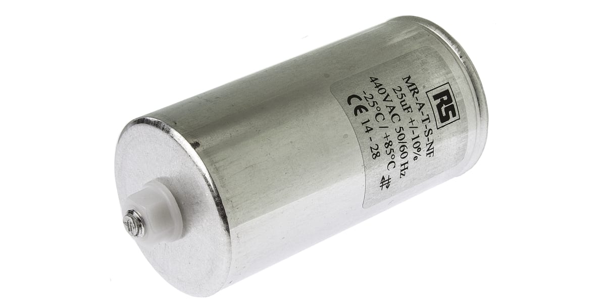 Product image for MRA440 motor run/start cap,25uF 440Vac