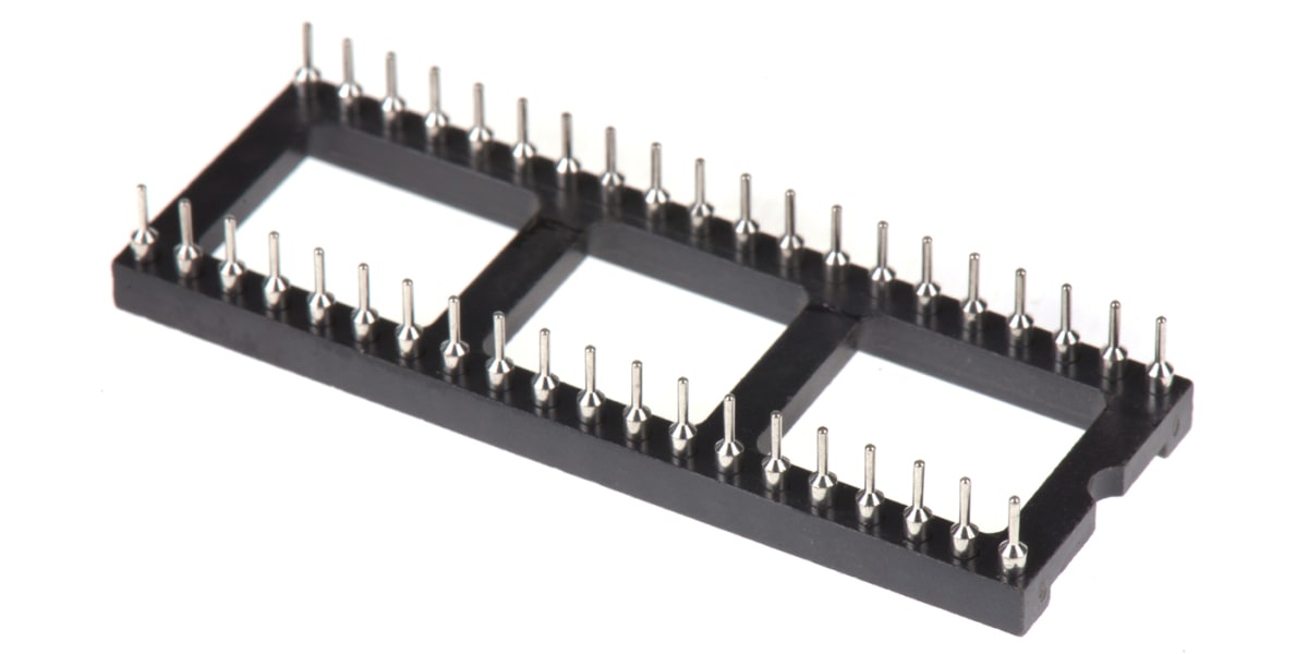 Product image for 40 WAY TURNED PIN DIL SOCKET,0.6IN PITCH