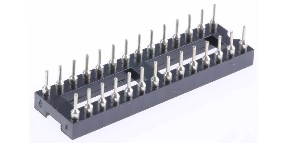 Product image for 28 WAY TURNED PIN DIL SOCKET,0.3IN PITCH