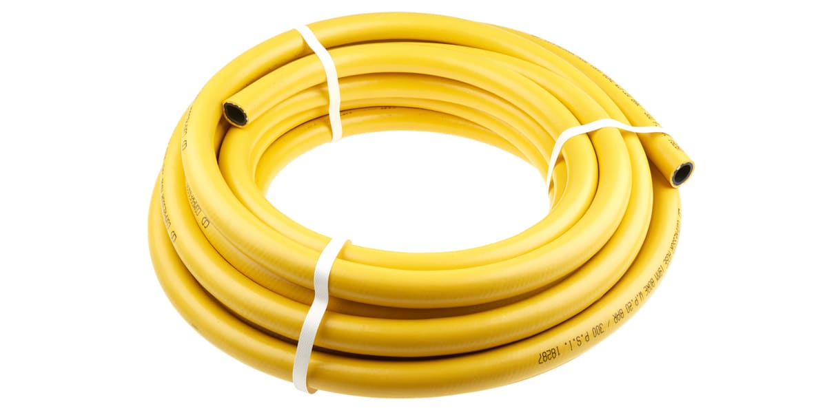 Product image for Flexible air hose,Yellow 15m L 19mm ID