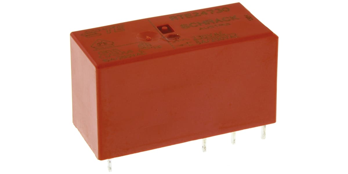 Product image for DPDT PCB power relay,8A 230Vac coil