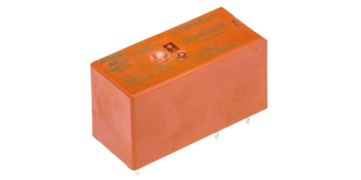 Product image for SPDT PCB POWER RELAY,12A 24VAC COIL