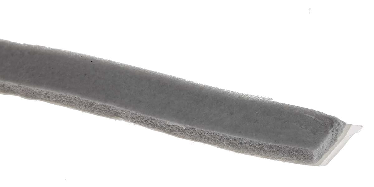 Product image for GreyPVC foam sealing strip,30m L x12mm W