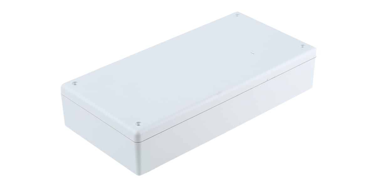 Product image for Hammond 1599, Grey ABS Enclosure, IP54, 220 x 110 x 44mm