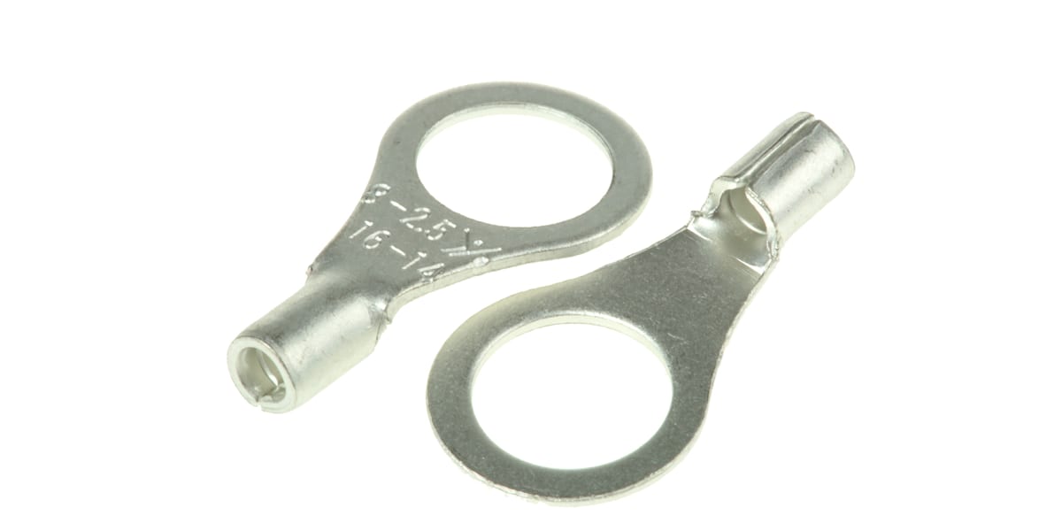 Product image for M8 uninsulated spade terminal,1-2.5sq.mm