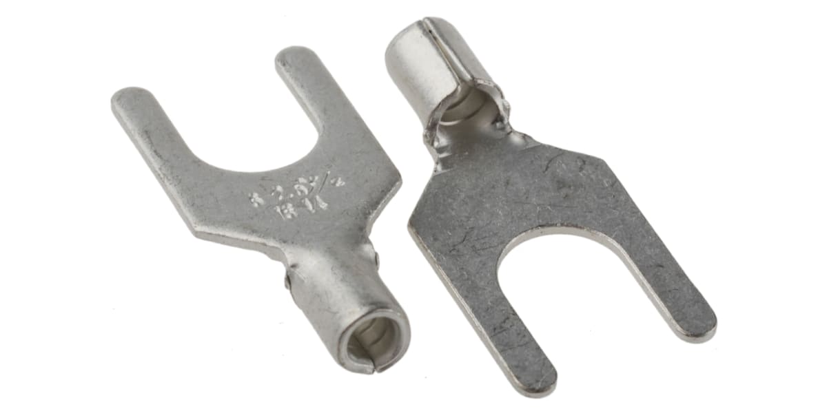 Product image for M6 uninsulated spade terminal,1-2.5sq.mm