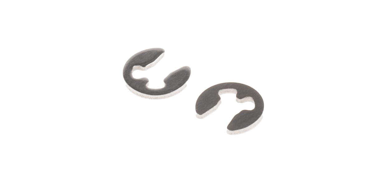 Product image for E type s/steel circlip,2.3mm groove