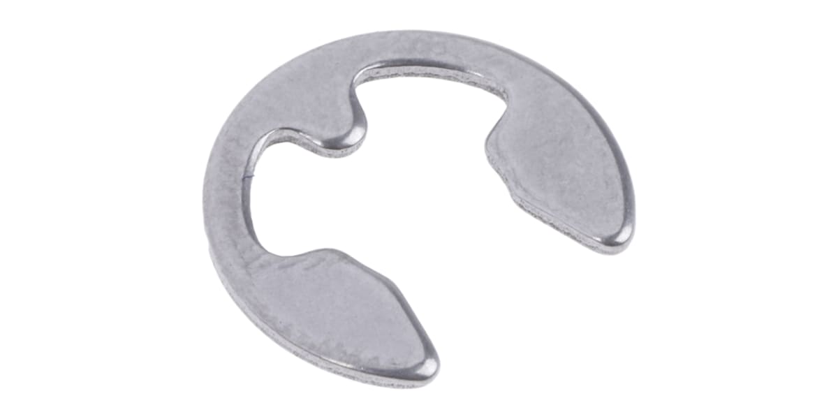 Product image for E type s/steel circlip,5.0mm groove