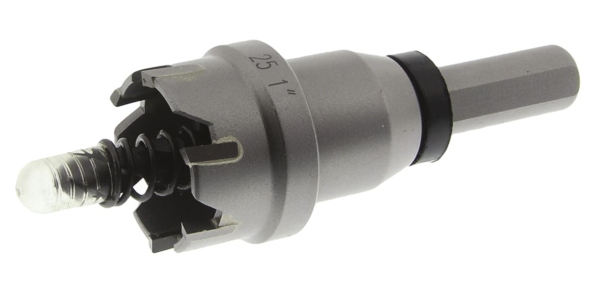 Product image for ARBORLESS CARBIDE HOLESAW,25MM DIA