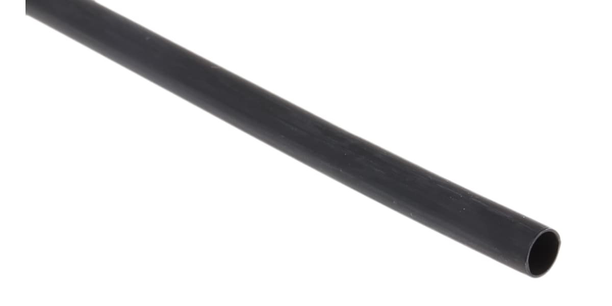 Product image for Black flameretardant tube,4.8mm bore,LSF