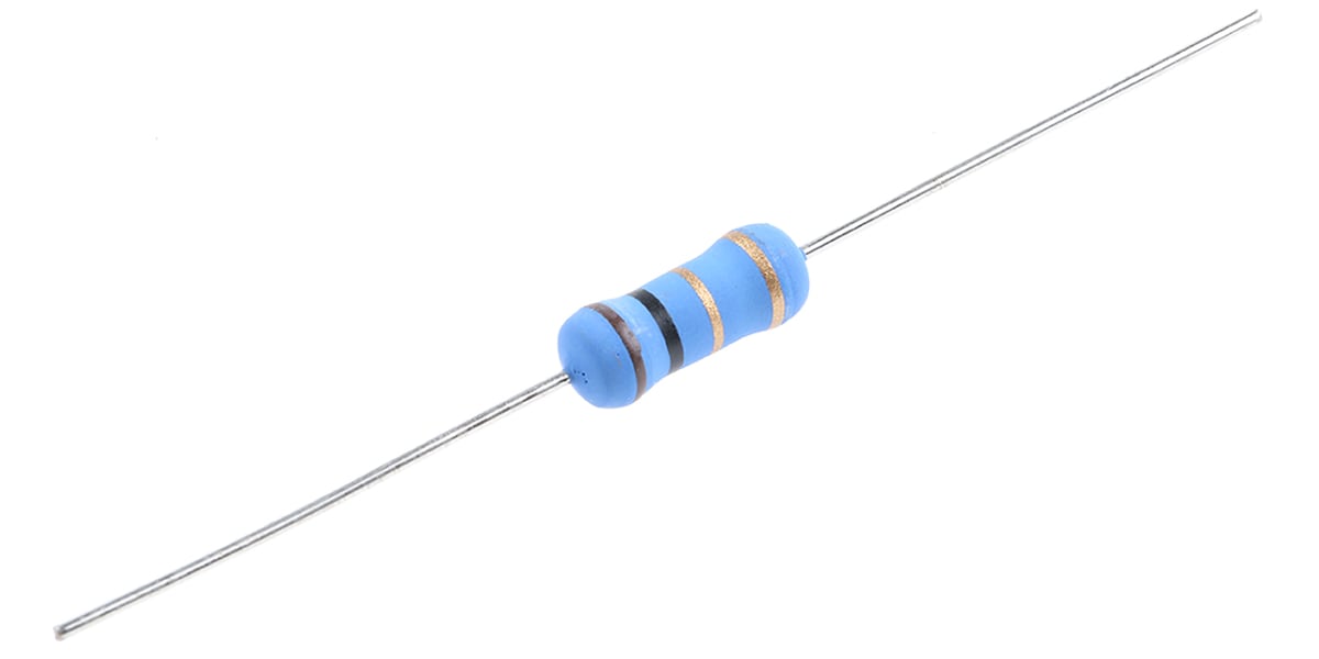 Product image for ROX2S metal oxide film resistor,1R0 2W