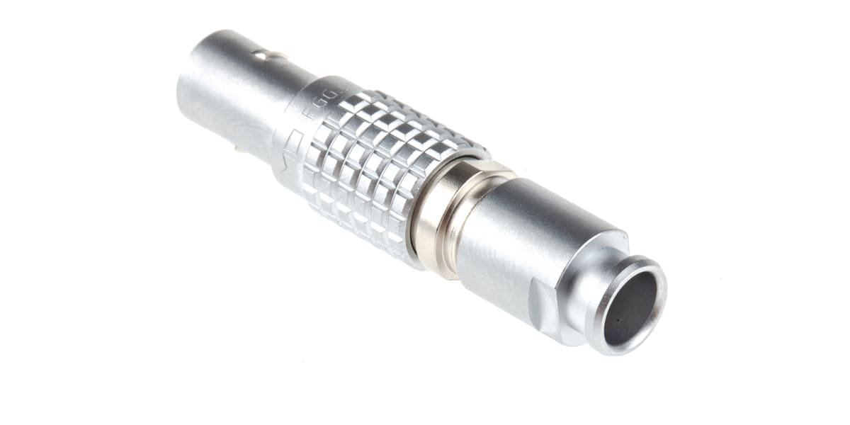 Product image for Lemo Solder Connector, 4 Contacts, Cable Mount, IP50