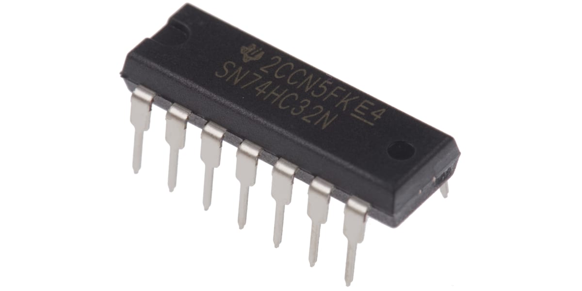 Product image for QUAD 2I/P OR GATE,SN74HC32N DIP14 2.6V