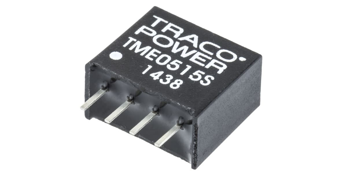 Product image for TME0515S UNREGULATED DC-DC,15V 1W