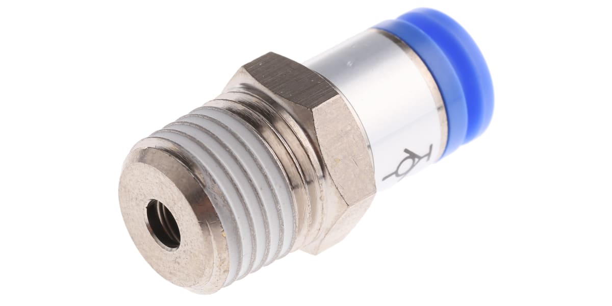 Product image for Pneu straight selfsealing valve,R1/4x6mm