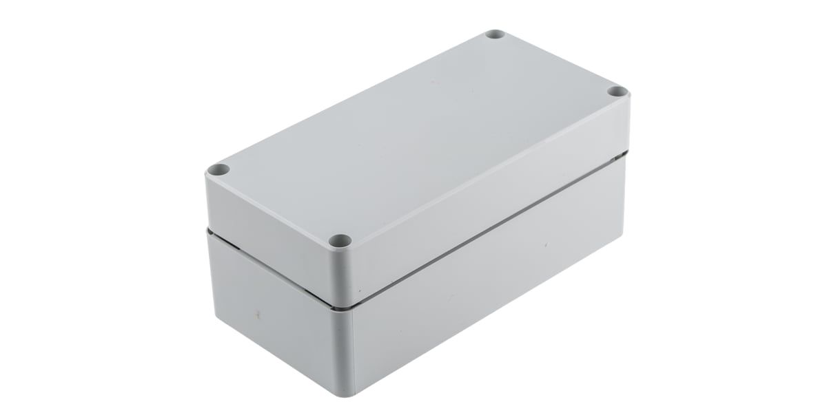 Product image for ABS enclosure w/grey lid,160x80x65mm