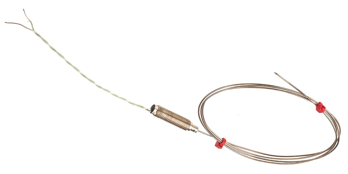 Product image for K inconel sheath thermocouple,1mmx1m