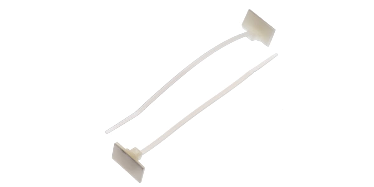 Product image for Cable Tie With Adhesive Base 100x2.5mm