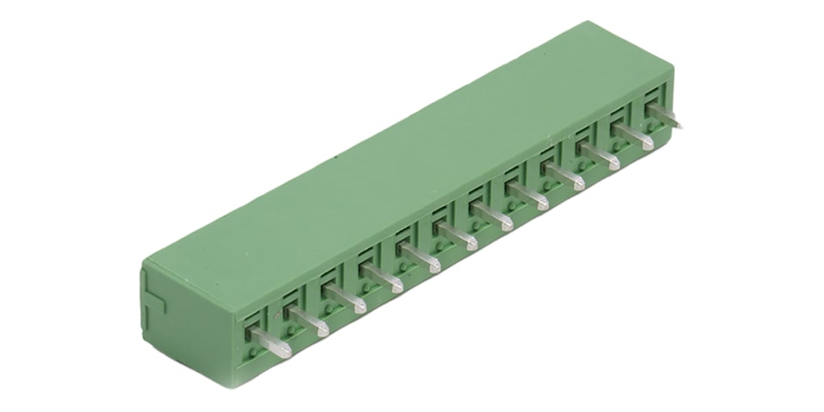 Product image for 12WAY VERTICAL PCBHEADER,8A 3.81MM PITCH