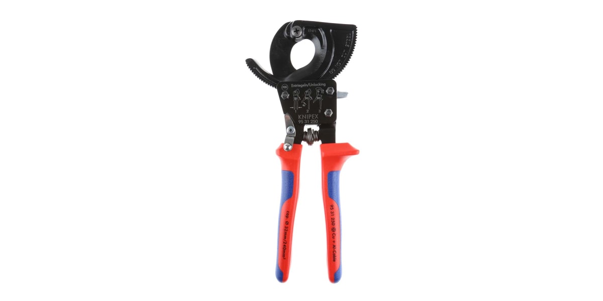 Product image for Ratchet action cable cutter,250mm L