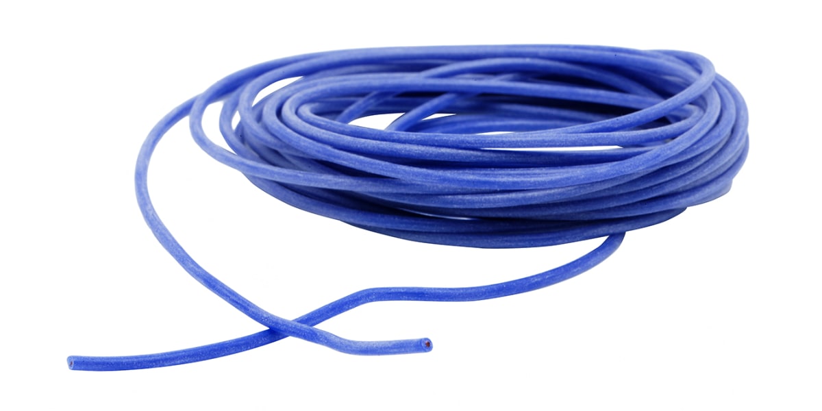 Product image for SILICONE CABLE BLUE