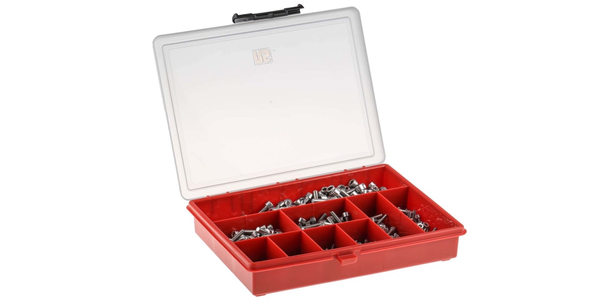 Product image for A2 s/steel cap head skt screw kit,M3-M6