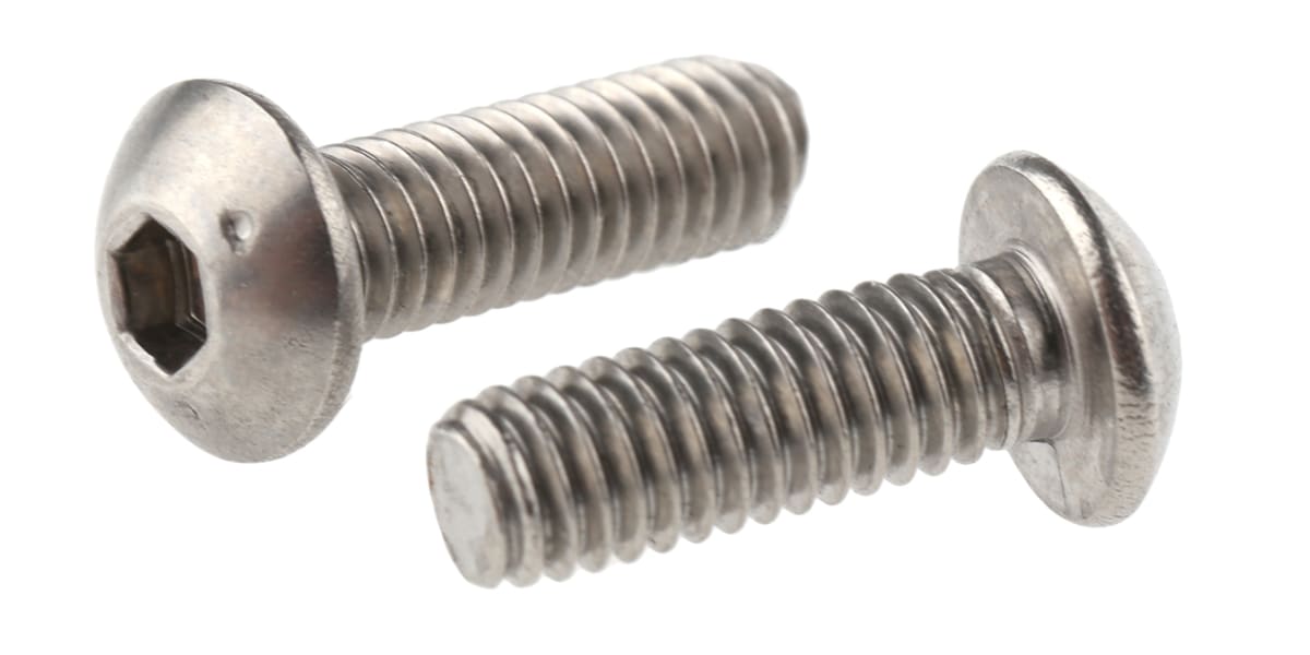 Product image for A4 s/steel skt button head screw,M4x12mm