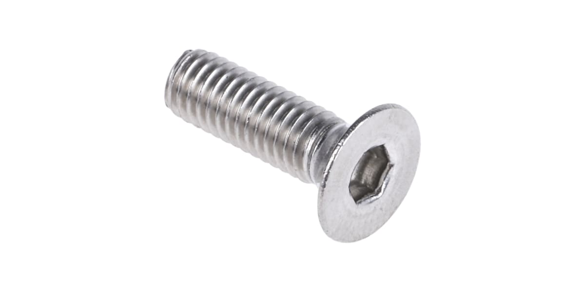 Product image for A4s/steel hex skt csk head screw,M3x10mm