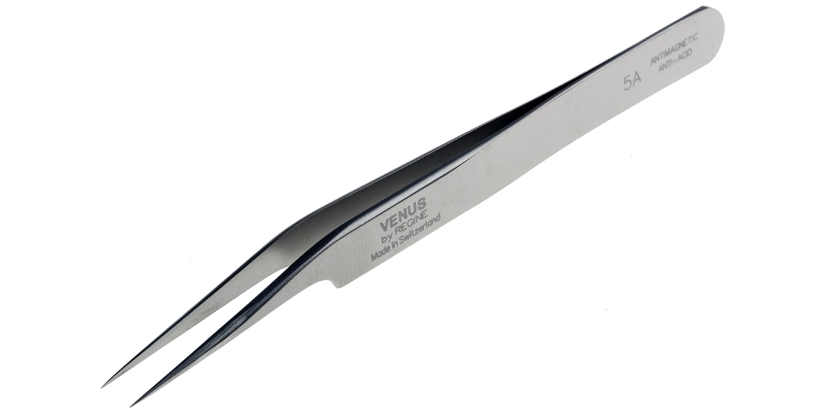 Product image for Precision oblique tweezers,VEN No.5A