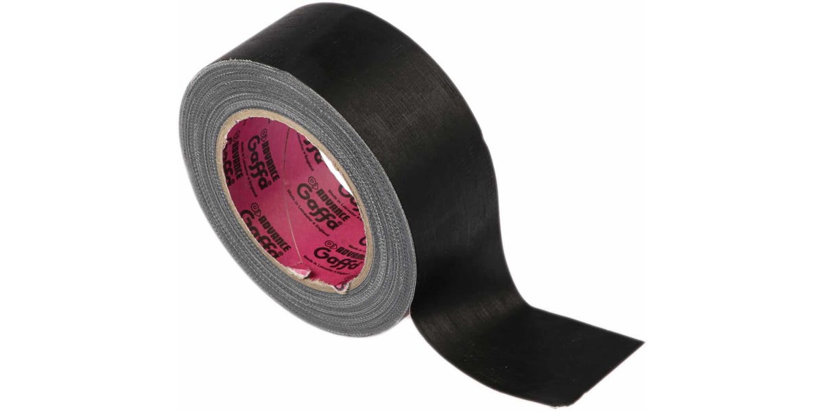 Product image for MATTGAFFA BLACK FABRIC BACKED TAPE AT200