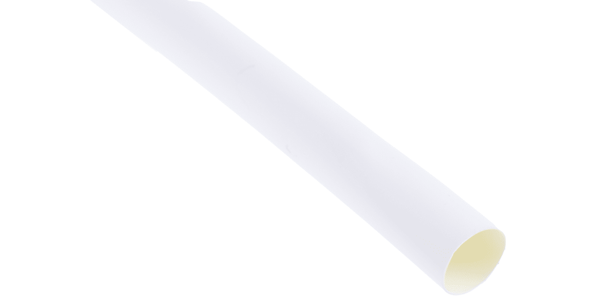Product image for White adhesive lined heatshrinktube,12mm