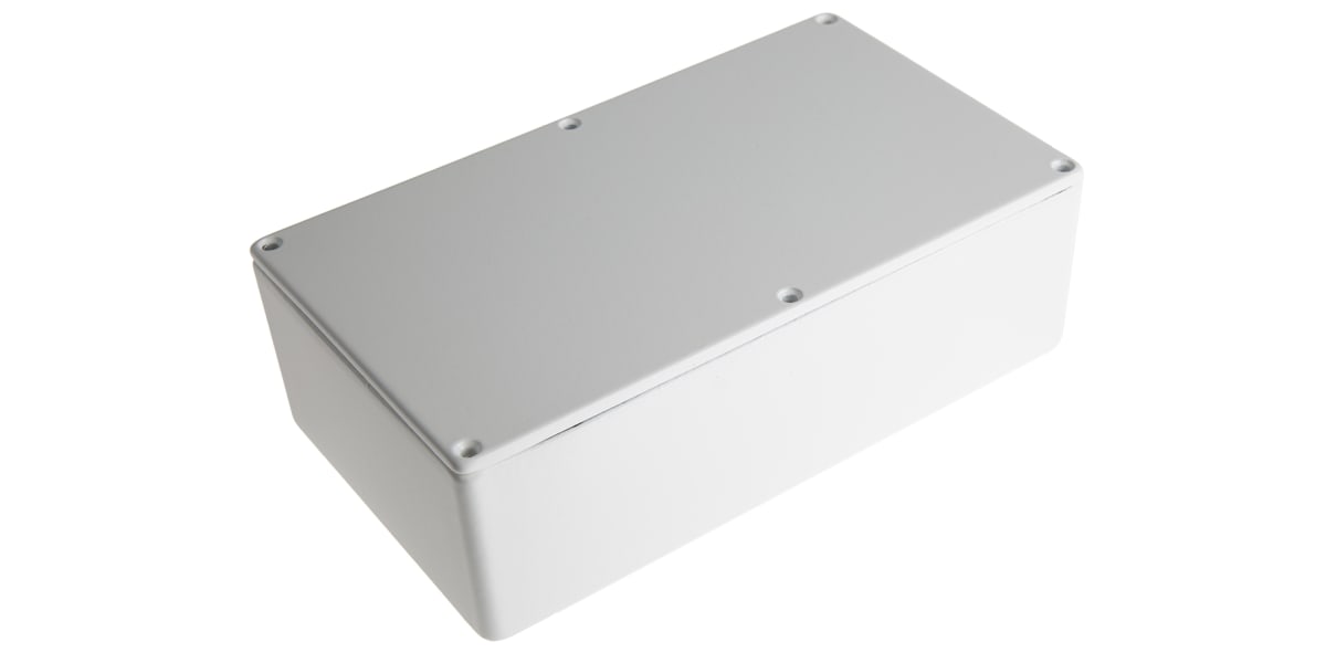 Product image for ENCLOSURE, ALUMINIUM, WHITE,191X111X61MM