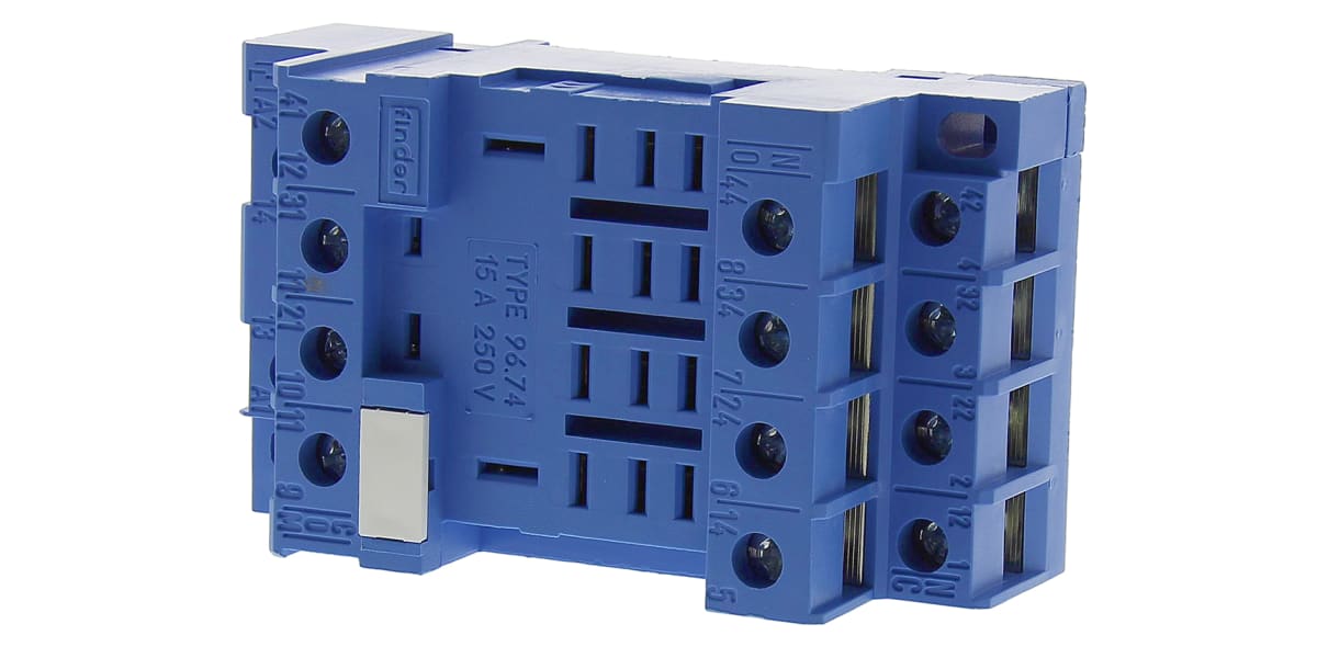 Product image for 4PCO DIN rail socket for 56 series relay