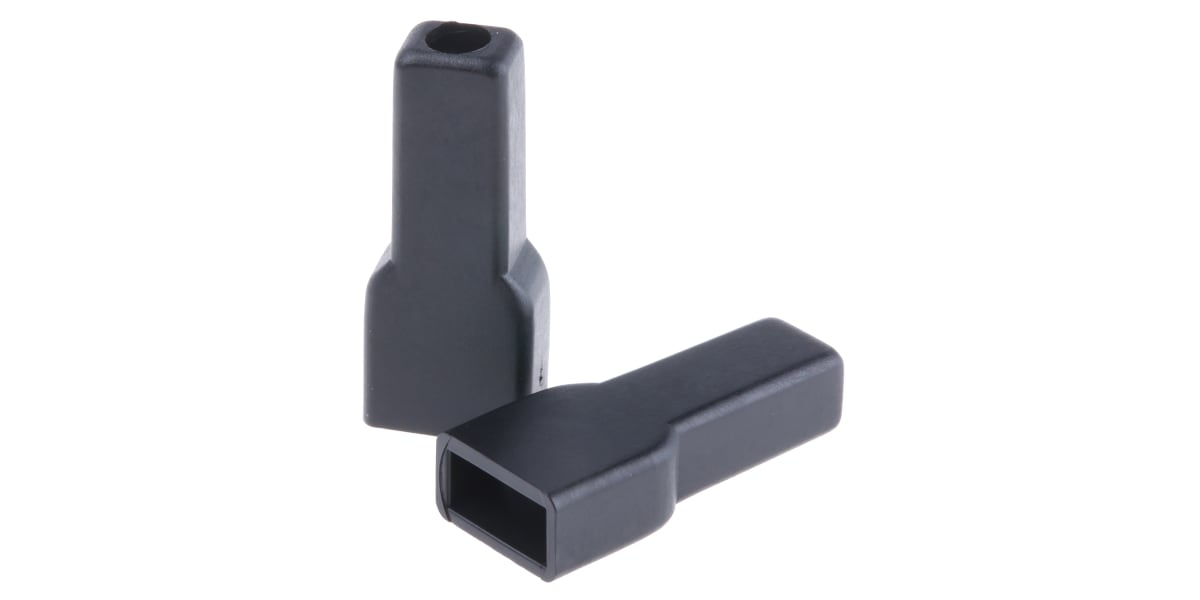 Product image for Black insul boot for 6.3mm receptacle