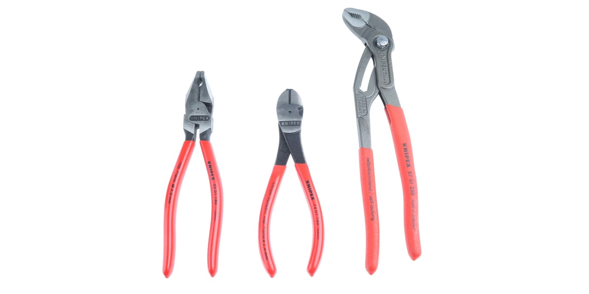 Product image for 3 piece Knipex(R) plier set