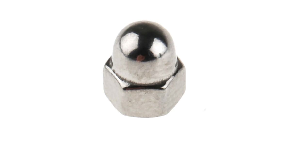 Product image for A4 stainless steel dome nut,M3
