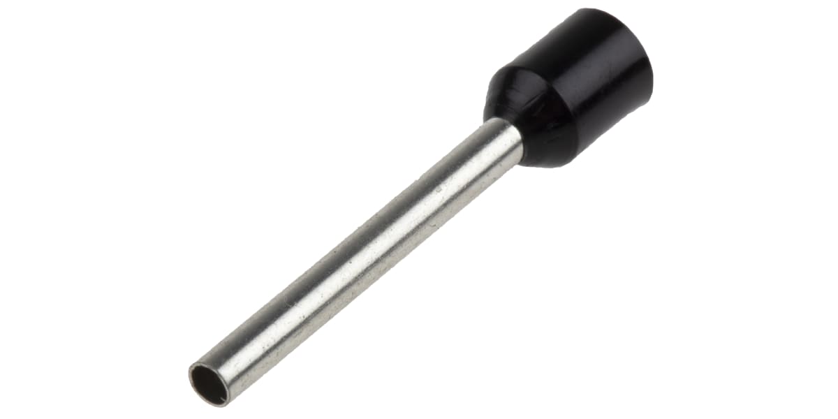 Product image for Black insul bootlace ferrule,1.5mmsq.