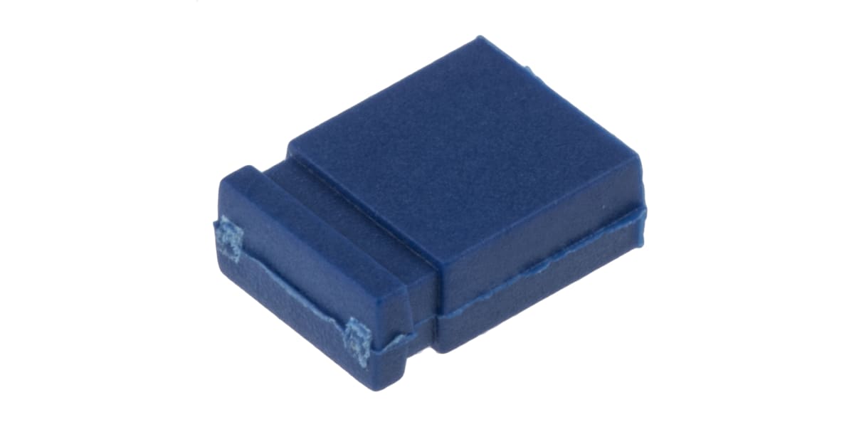 Product image for Blue 2 way closed shorting link,2.54mm