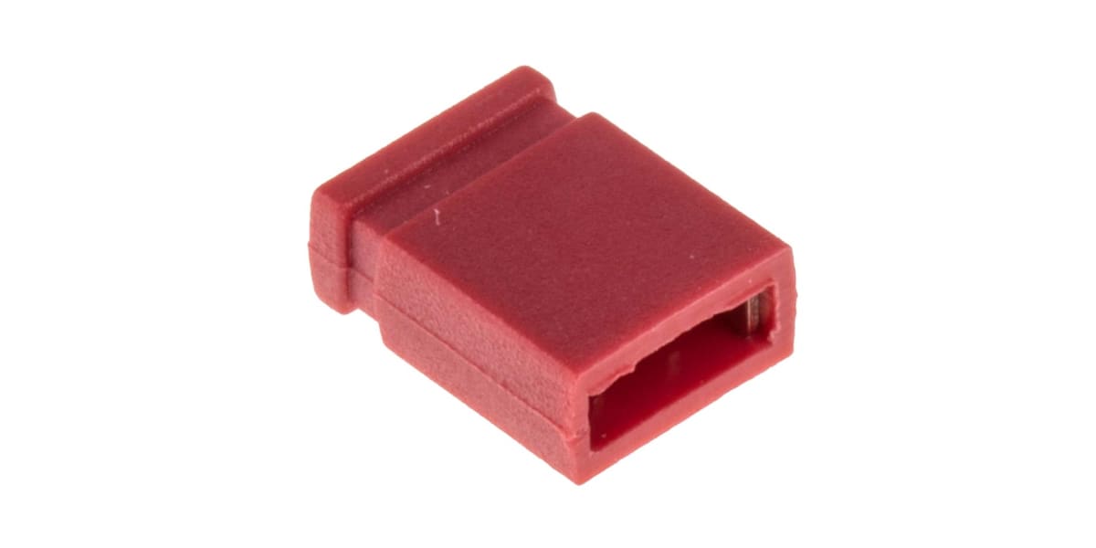 Product image for Red 2 way closed shorting link,2.54mm