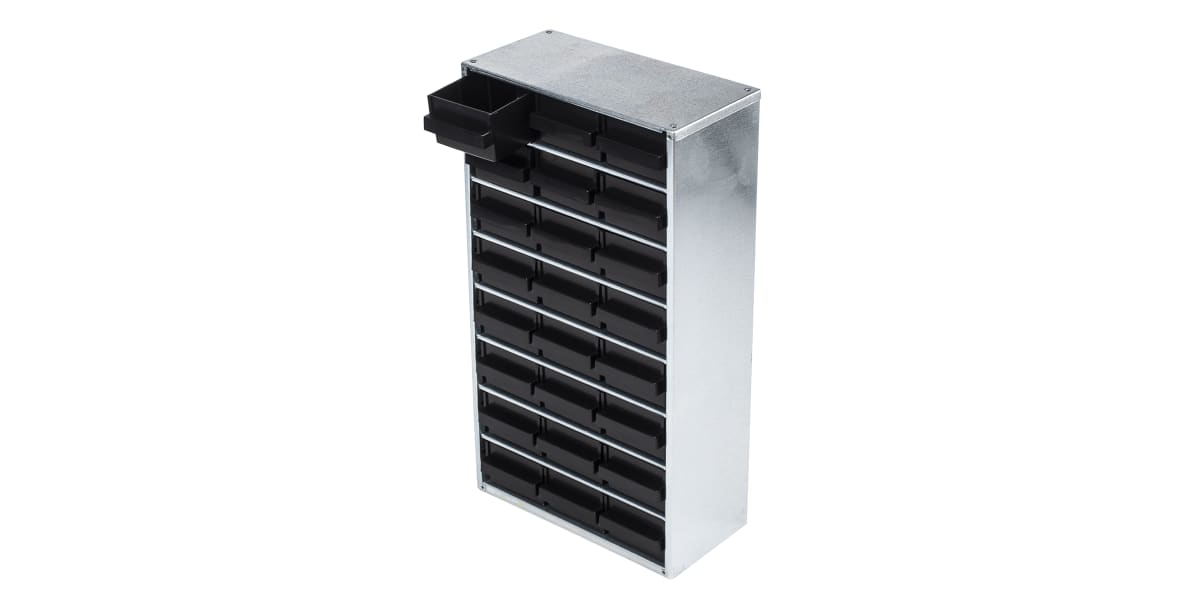 Product image for 24 DRAWER STORAGE CABINET,555X307X146MM