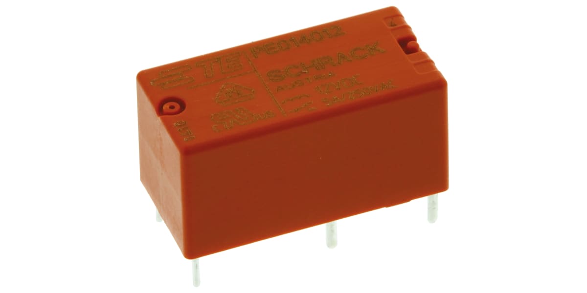 Product image for SPDT PCB power relay,5A 12Vdc coil