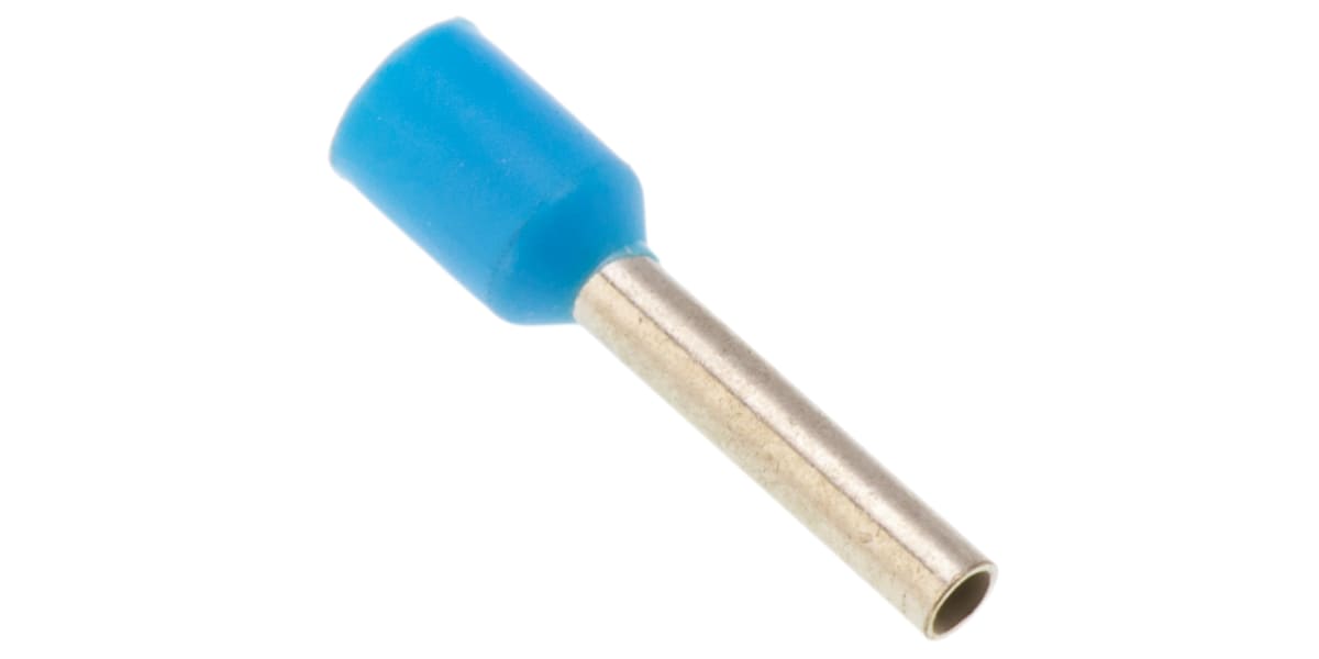 Product image for CABLE BOOTLACE FERRULE, BLUE, 0.75MM?