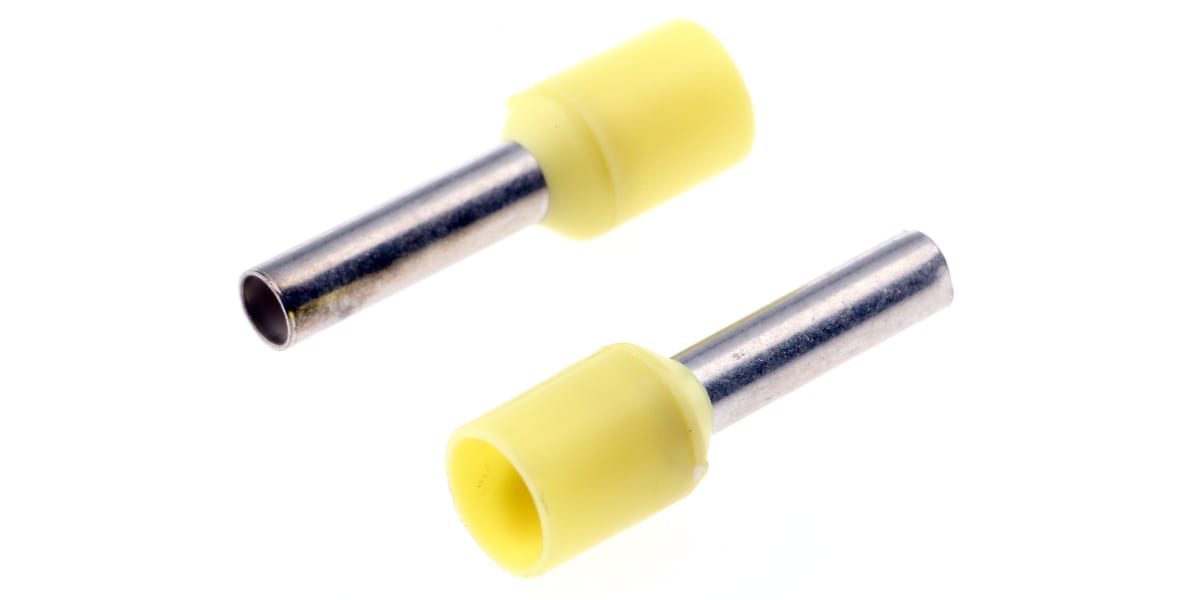 Product image for CABLE BOOTLACE FERRULE,YELLOW, 2MM?