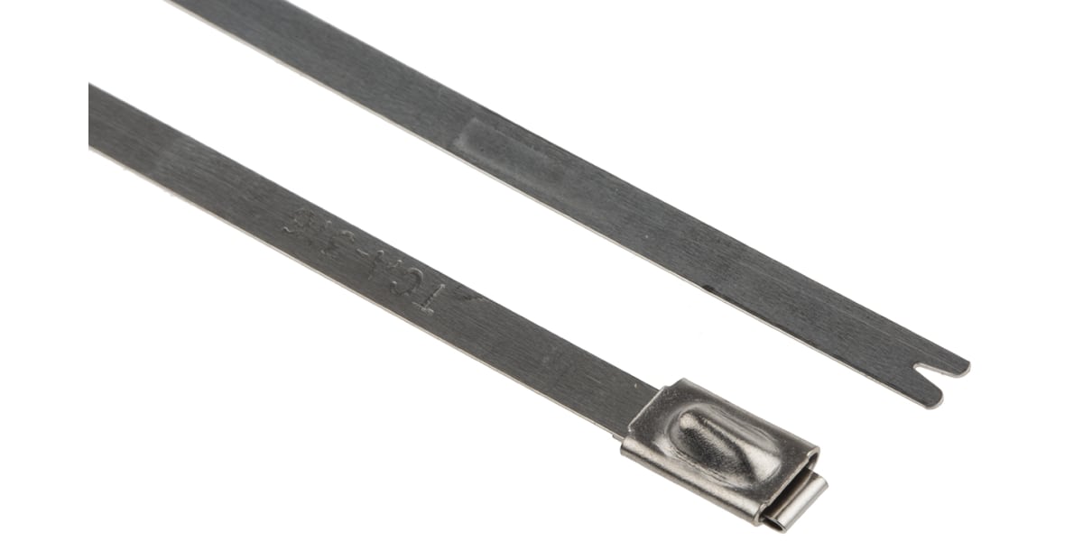 Product image for Self locking s/steel cable tie,4.6x201mm